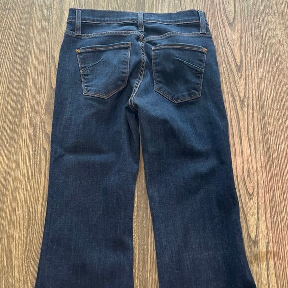 James Jeans Humphrey High Rise Flare Leg Jeans  Adore Stretch Dark Wash Blue - Picture 11 of 11